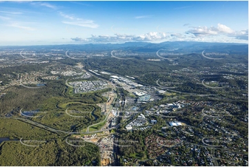 Coomera Connector Construction Helensvale QLD Aerial Photography