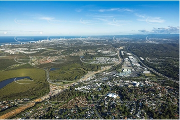 Coomera Connector Construction Helensvale QLD Aerial Photography
