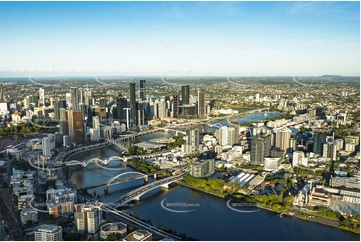Aerial Photo South Brisbane QLD Aerial Photography