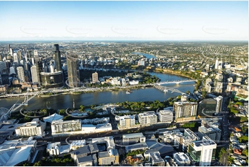 Aerial Photo South Brisbane QLD Aerial Photography
