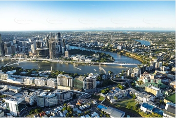 Aerial Photo South Brisbane QLD Aerial Photography
