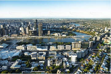 Aerial Photo South Brisbane QLD Aerial Photography