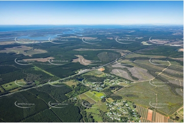 Aerial Photo Glass House Mountains QLD Aerial Photography