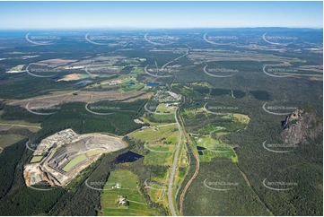 Aerial Photo Glass House Mountains QLD Aerial Photography