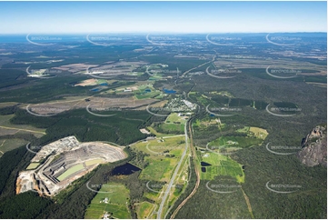 Aerial Photo Glass House Mountains QLD Aerial Photography