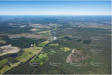 Aerial Photo Glass House Mountains QLD Aerial Photography