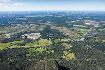Aerial Photo Glass House Mountains QLD Aerial Photography