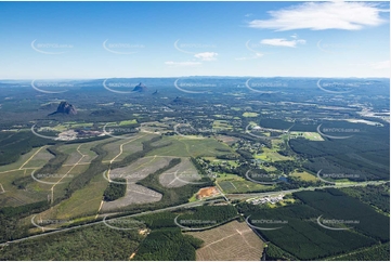 Aerial Photo Glass House Mountains QLD Aerial Photography