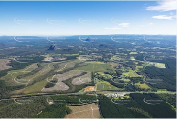 Aerial Photo Glass House Mountains QLD Aerial Photography