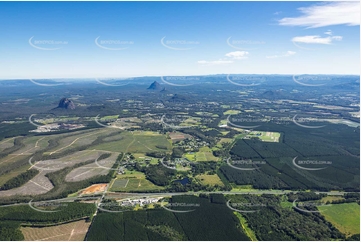 Aerial Photo Glass House Mountains QLD Aerial Photography