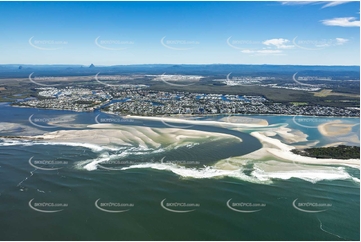 New Bribie Island Entrance At Caloundra QLD Aerial Photography