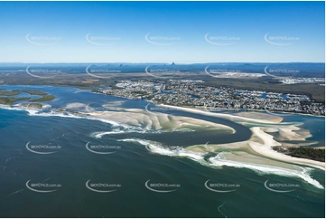 New Bribie Island Entrance At Caloundra QLD Aerial Photography