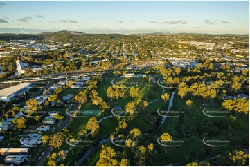 Rocklea Parklands At Sunset QLD Aerial Photography