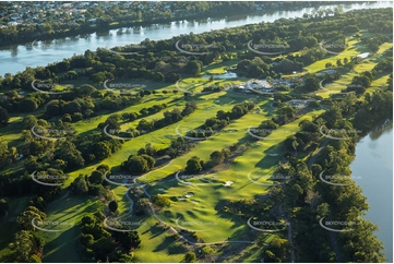 Indooroopilly Golf Club at Sunset QLD Aerial Photography