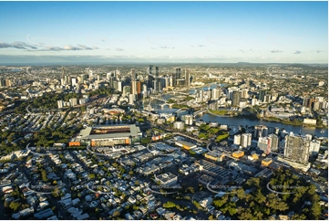 Sunset Aerial Photo Milton QLD Aerial Photography