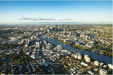 Sunset Aerial Photo Auchenflower QLD Aerial Photography