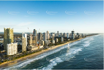 Sunrise Aerial Photo Surfers Paradise QLD Aerial Photography