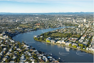 Aerial Photo New Farm QLD Aerial Photography