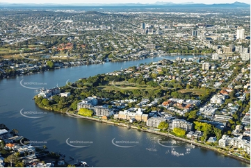 Aerial Photo New Farm QLD Aerial Photography