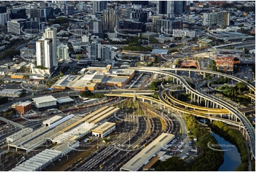 Crossriver Rail Mayne Yard Bowen Hills QLD Aerial Photography