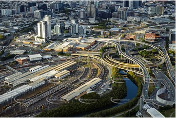 Crossriver Rail Mayne Yard Bowen Hills QLD Aerial Photography
