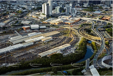 Crossriver Rail Mayne Yard Bowen Hills QLD Aerial Photography