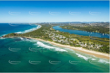 Aerial Photo Fingal Head NSW Aerial Photography