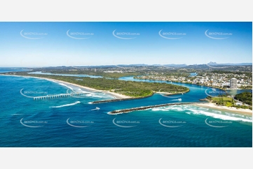 Low Level Aerial Photo Tweed River Entrance