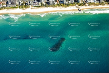 Artificial Reef at Palm Beach QLD Aerial Photography
