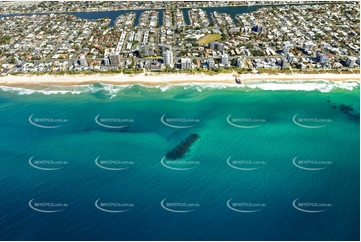 Artificial Reef at Palm Beach QLD Aerial Photography