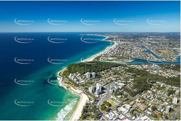 Aerial Photo Burleigh Heads QLD Aerial Photography