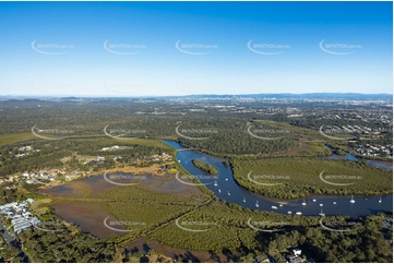 Tingalpa Creek at Thorneside QLD Aerial Photography