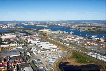 Aerial Photo Port of Brisbane QLD Aerial Photography