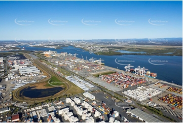 Container Terminal at Port of Brisbane QLD Aerial Photography
