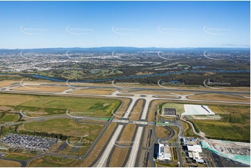 Aerial Photo Brisbane Airport QLD Aerial Photography