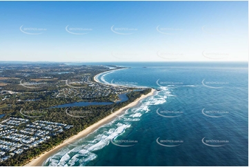 Sunrise Aerial Photo Kingscliff NSW Aerial Photography
