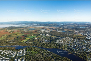 Sunrise Aerial Photo Kingscliff NSW Aerial Photography