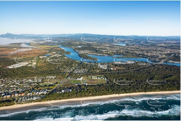 Sunrise Aerial Photo Chinderah NSW Aerial Photography