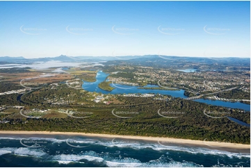 Sunrise Aerial Photo Chinderah NSW Aerial Photography