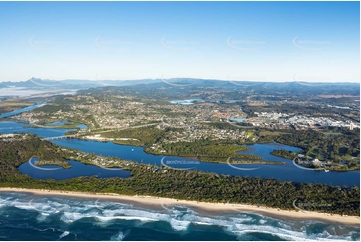 Sunrise Aerial Photo Banora Point NSW Aerial Photography