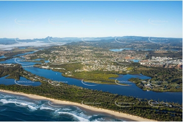 Sunrise Aerial Photo Banora Point NSW Aerial Photography