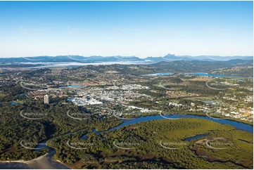Sunrise Aerial Photo Tweed Heads South NSW Aerial Photography