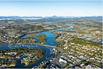 Sunrise Aerial Photo Tweed Heads NSW Aerial Photography