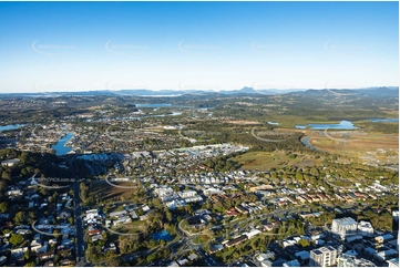 Sunrise Aerial Photo Coolangatta QLD Aerial Photography