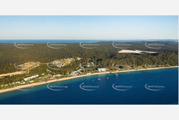 Tangalooma Resort Moreton Island QLD Aerial Photography