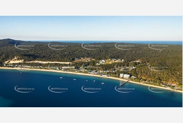 Tangalooma Resort Moreton Island QLD Aerial Photography