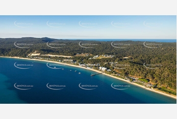 Tangalooma Resort Moreton Island QLD Aerial Photography