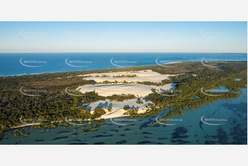 Little Sandhills Moreton Island QLD Aerial Photography