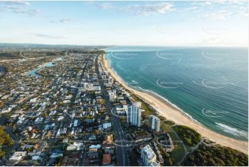 Sunrise Aerial Photo Palm Beach QLD Aerial Photography