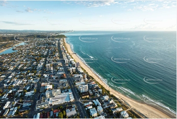 Sunrise Aerial Photo Palm Beach QLD Aerial Photography